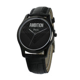 Trigonum - 54.00 38 Mm Cuir Montre Montres Noir